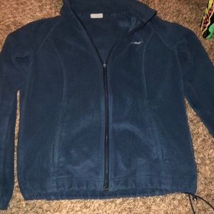 Columbia navy fleece jacket